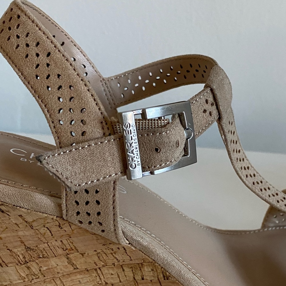 Charles By Charles David Platform Wedge Sandals - image 6